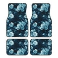 thumbnail image 1 of Naloa Ink Rose Car Foot Mat Set of 4 Pieces - Universal Floor Liner Neoprene Full Set Floor Mats for Cars Trucks SUV, 1 of 7
