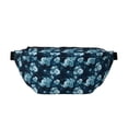 thumbnail image 1 of Naloa Ink Rose Print Running Belts for Men Women,Running Fanny Pack with 2-Zipper Pockets,Waterproof Waist Pack for Travel Hiking Running Outdoor Sports, 1 of 8