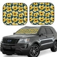 thumbnail image 1 of Naloa Insects Of Flowers Print 2-Piece Windshield Sunshade,Foldable Car Front Window Sun Shades,for Most Sedans SUV Truck-Medium, 1 of 6