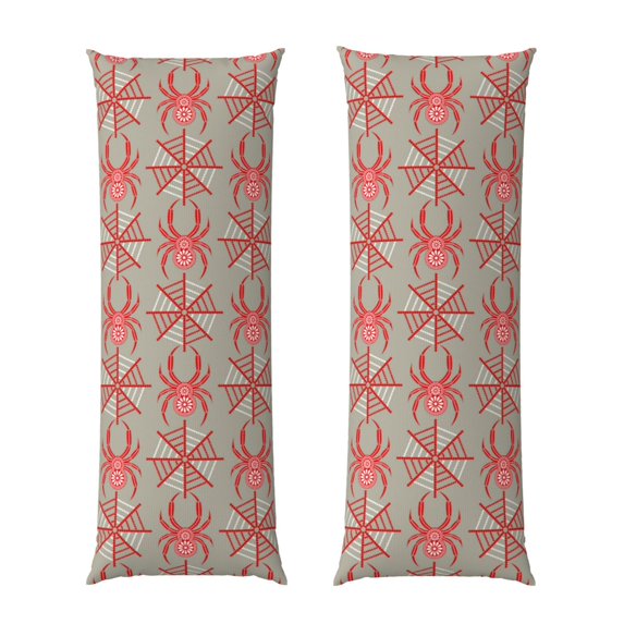 Naloa Insects Spiders Body Pillow Cover, Pillowcases with Hidden Zipper Breathable Long Pillow Case (Pillows are not included,20x54 inch)