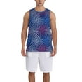 thumbnail image 1 of Naloa Ireworks In The Night Sky Basketball Jersey Reversible Men's Mesh Athletic Sports Shirts Training Practice S-4XLLarge, 1 of 6