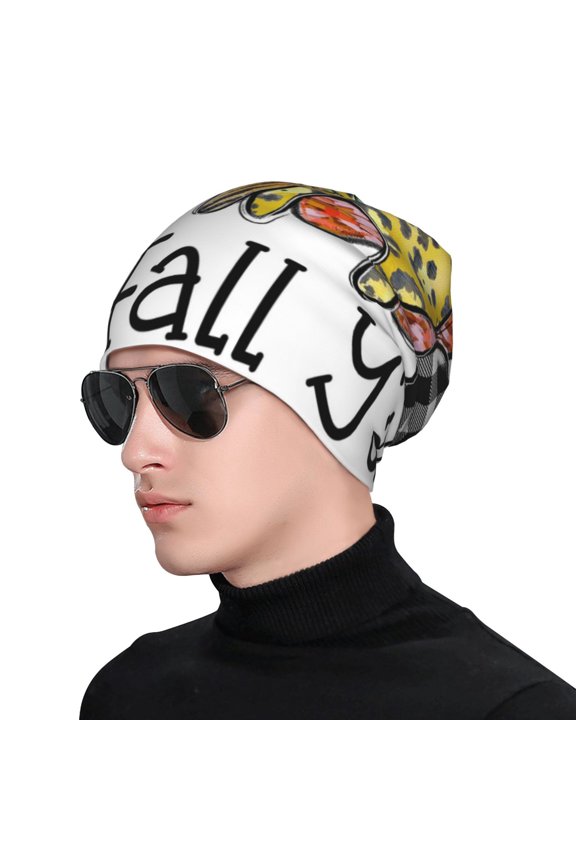 It'S Fall Y'All Soft Beanie Hat, Knit Beanie Daily Beanie in Fine Knit for Women Men Winter Travel, Outdoor