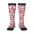 thumbnail image 1 of Naloa Japanese Cherry Blossoms Thigh High Socks Extra Long Stretchy Sock Women Over Knee High Opaque Stocking Daily Wear, 1 of 6