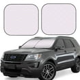 thumbnail image 1 of Naloa Kawaii Cat Paw Print 2-Piece Windshield Sunshade,Foldable Car Front Window Sun Shades,for Most Sedans SUV Truck-Medium, 1 of 6