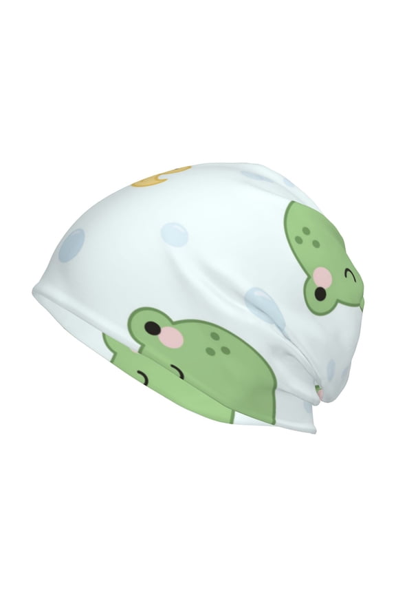 Kawaii Frogs Beanie for Men Women Knitted Unisex Winter Hat Beanies Cap Knit Cuffed Beanies Hats