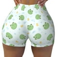 thumbnail image 1 of Naloa Kawaii Frogs Biker Shorts for Women Seamless Scrunch Short Women’s Yoga Shorts for Gym Running Sport Shorts -, 1 of 9
