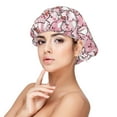 thumbnail image 1 of Naloa Kawaii Pig Adjustable Hair Bonnet for Sleeping, Hair Wrap Sleep Cap Turban for Women Men, Curly Straight Hair Long Large Braid Unisex, 1 of 6