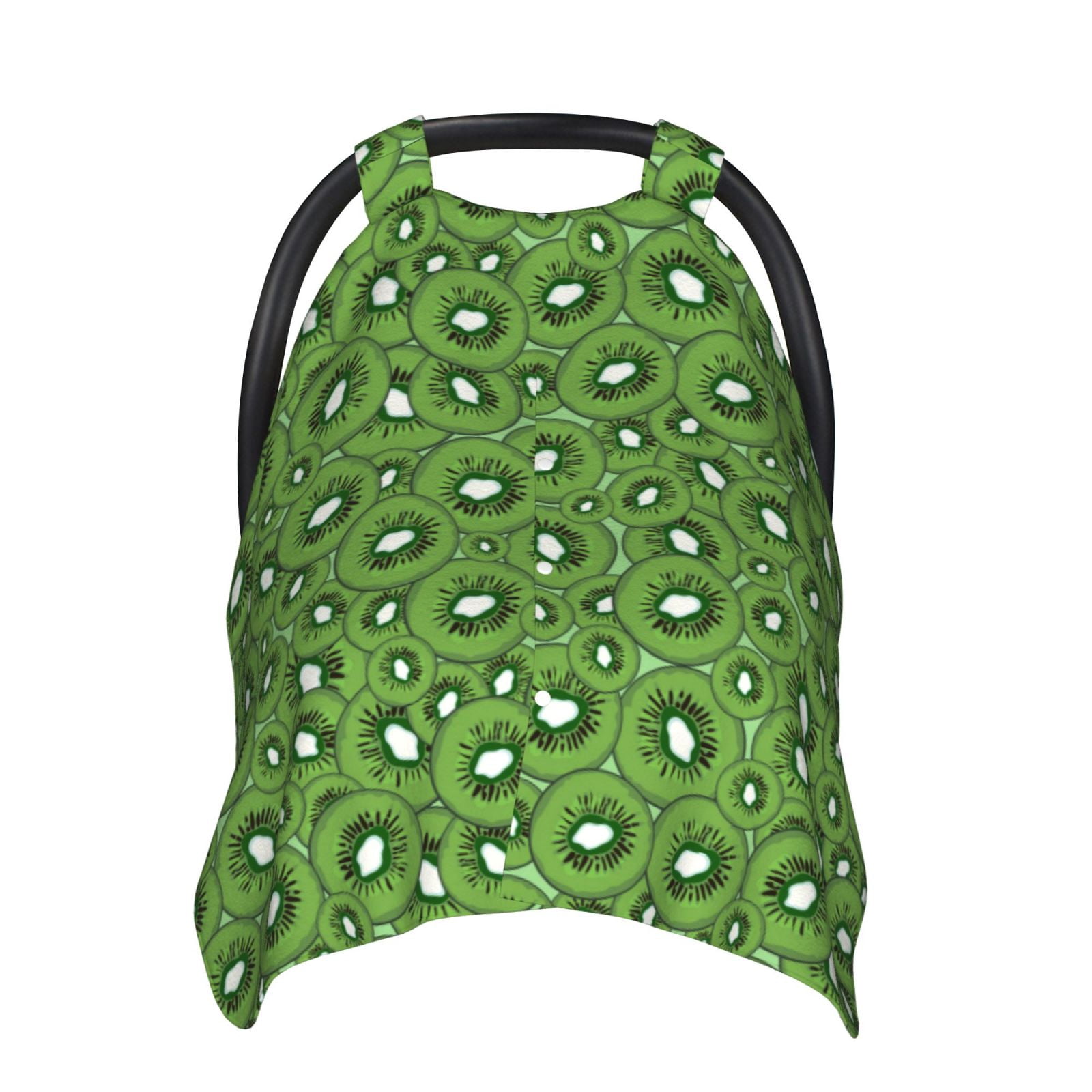 Naloa Kiwi Fruit Baby Car Seat Cover, Breathable Baby Carrier Cover, Multiuse Baby Carrier Cover & Nursing Breastfeeding Cover