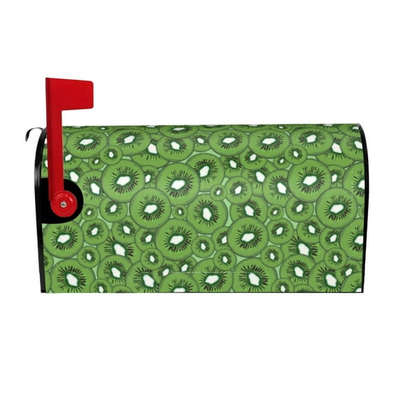 Naloa Kiwi Fruit Mailbox Covers Magnetic Post Box Cover Post Letter Box Cover Garden Decor-21x18 in