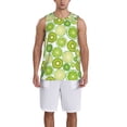 thumbnail image 1 of Naloa Kiwi Lemon Basketball Jersey Reversible Men's Mesh Athletic Sports Shirts Training Practice S-4XLLarge, 1 of 6