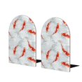 thumbnail image 1 of Naloa Koi Fish Corals,Spring Summer 2 Pcs Bookend Large Capacity Office Book Ends for Home Office Library School Study Decoration, 1 of 8
