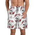 thumbnail image 1 of Naloa Koi Fish Men's Beach Shorts, Surfing shorts, Swim trunks, Quick Dry Swim Trunks for Surfing Beach Fun - X-Large, 1 of 9