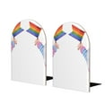thumbnail image 1 of Naloa LGBT Gnomes 2 Pcs Bookend Large Capacity Office Book Ends for Home Office Library School Study Decoration, 1 of 8