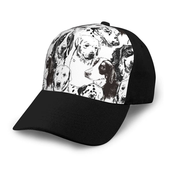Naloa Labrador Retriever Dog Adult adjustable Print Baseball Hat, Patchwork curved brim baseball capfor Men and Women, One Size