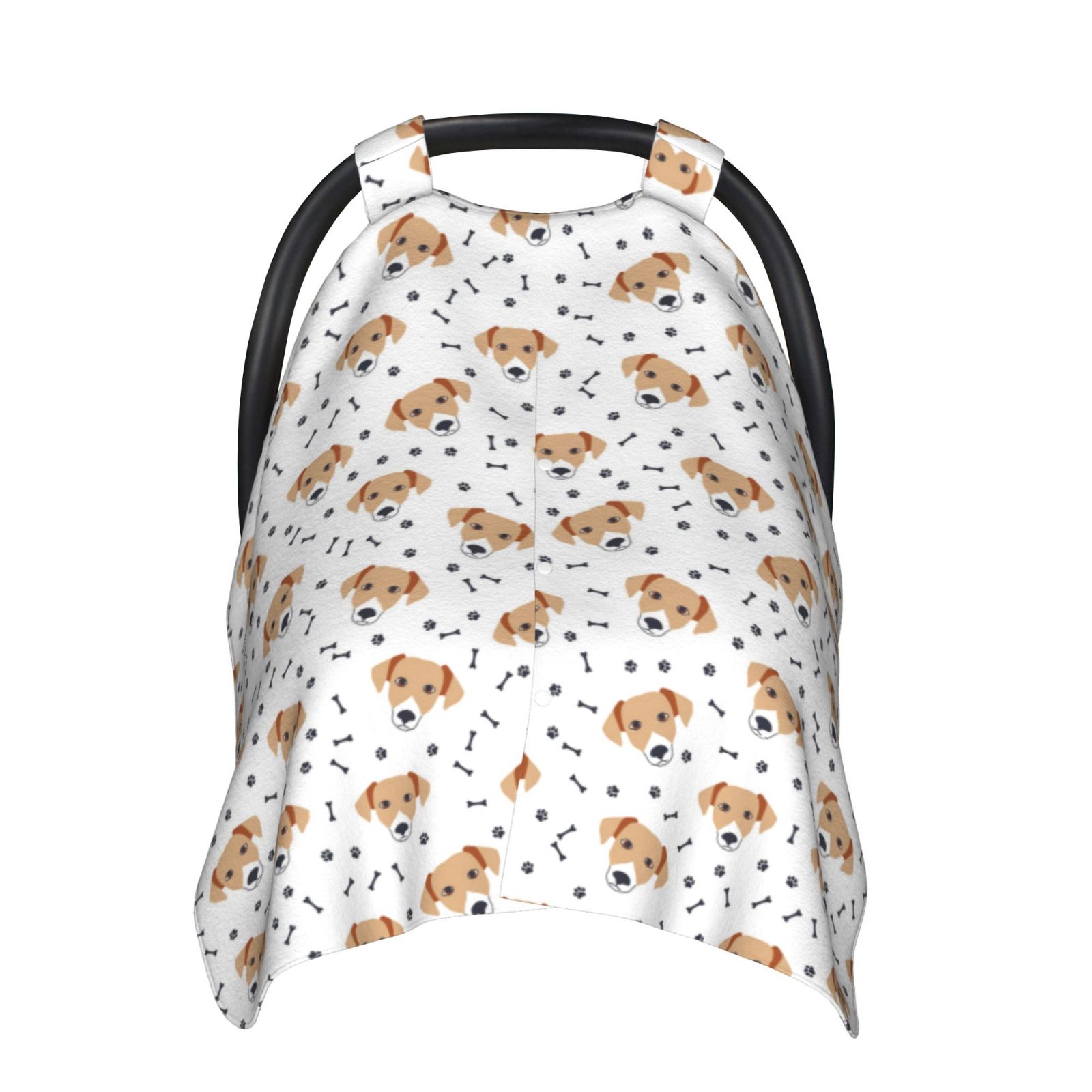 Naloa Labrador Retriever Dog Baby Car Seat Cover, Breathable Baby Carrier Cover, Multiuse Baby Carrier Cover & Nursing Breastfeeding Cover