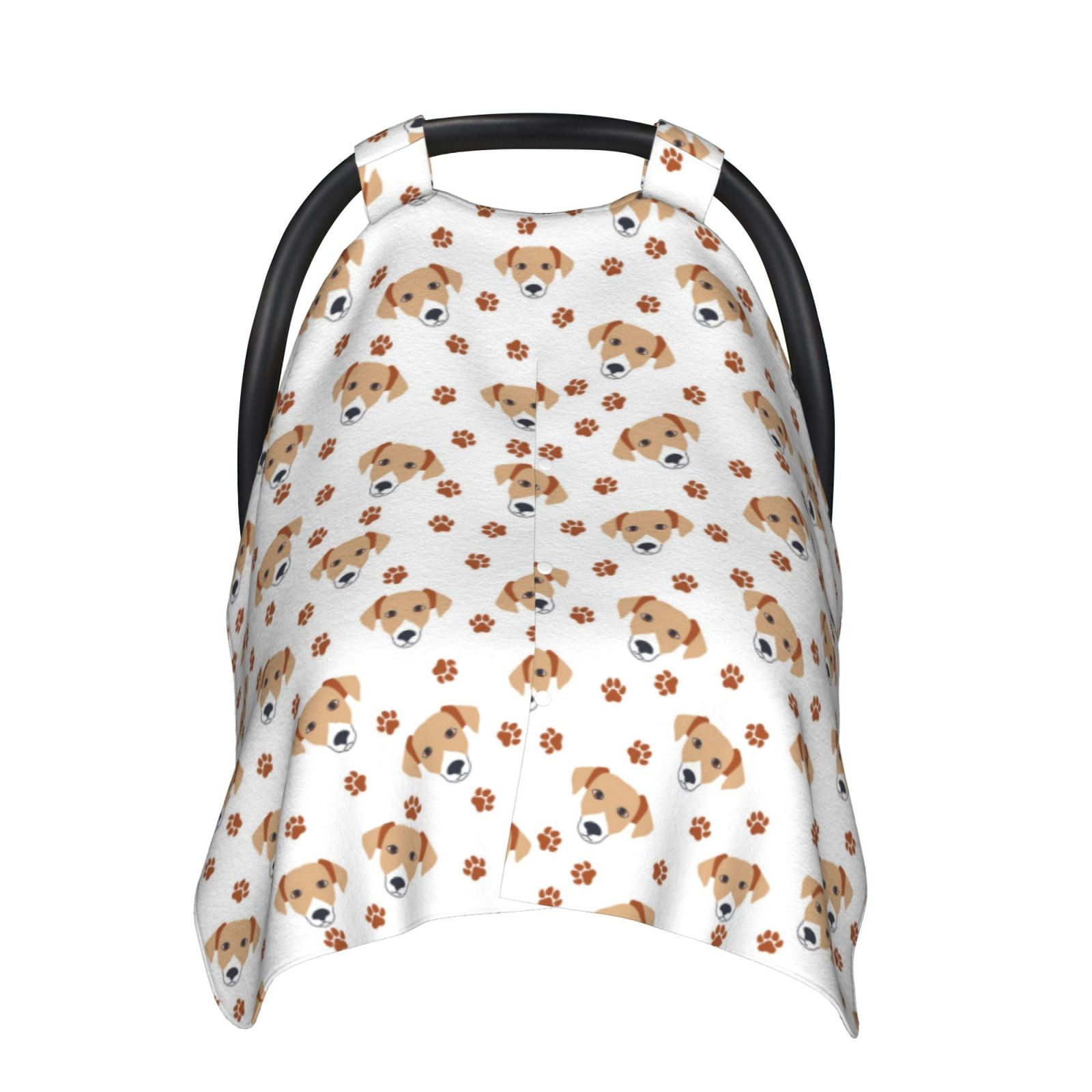 Naloa Labrador Retriever Dog Baby Car Seat Cover, Breathable Baby Carrier Cover, Multiuse Baby Carrier Cover & Nursing Breastfeeding Cover