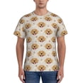thumbnail image 1 of Naloa Labrador Retriever Dog Men's T-Shirt Sport T-shirt Men's Basic Tee Casual Men's Shirt, Round Neck, Short Sleeves - X-Large, 1 of 5
