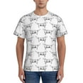 thumbnail image 1 of Naloa Labrador Retriever Dog Men's T-Shirt Sport T-shirt Men's Basic Tee Casual Men's Shirt, Round Neck, Short Sleeves - X-Large, 1 of 5