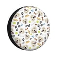 thumbnail image 1 of Naloa Labrador Retriever Dog PVC Leather Spare Tire Wheel Cover for Car Truck SUV Camper Trailer Universal Fit many size14 inch, 1 of 6