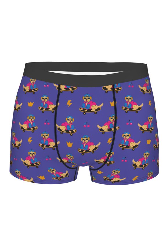 Labrador Retriever Dog Print Mens Underwear - Boxers for Men, Classic Briefs for Men