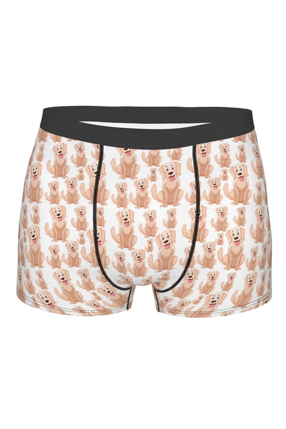 Labrador Retriever Dog Print Mens Underwear - Boxers for Men, Classic Briefs for Men