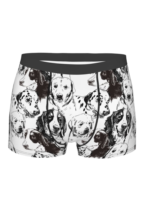 Labrador Retriever Dog Print Mens Underwear - Boxers for Men, Classic Briefs for Men