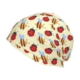 thumbnail image 1 of Naloa Ladybug And Bee Beanie for Men Women Knitted Unisex Winter Hat Beanies Cap Knit Cuffed Beanies Hats, 1 of 7