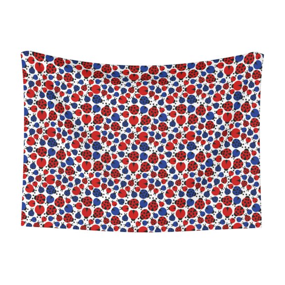 Naloa Ladybugs Dog Blanket, 3 Sizes Cat Blanket for Indoor Cats Large Medium Small Dog Gifts-Small