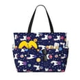 thumbnail image 1 of Naloa Lama in Space Large Capacity Beach Bag, Waterproof Sandproof Beach Swim Pool Bag Tote Bag for Women, 1 of 1