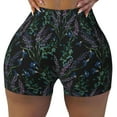 thumbnail image 1 of Naloa Lavender Flowers Biker Shorts for Women Seamless Scrunch Short Women’s Yoga Shorts for Gym Running Sport Shorts - Medium, 1 of 9