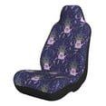 thumbnail image 1 of Naloa Lavender Flowers Car Seat Covers 2PCs Front Car Seat Covers Universal fit for Most Cars SUVs and Trucks - 1, 1 of 1