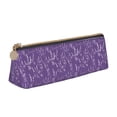 thumbnail image 1 of Naloa Lavender Flowers Print Leather Pencil Case - Portable Big Capacity Pencil Pouch Organizer Bag Stationery Bag for Work & Office Pencil Pen Case, 1 of 5