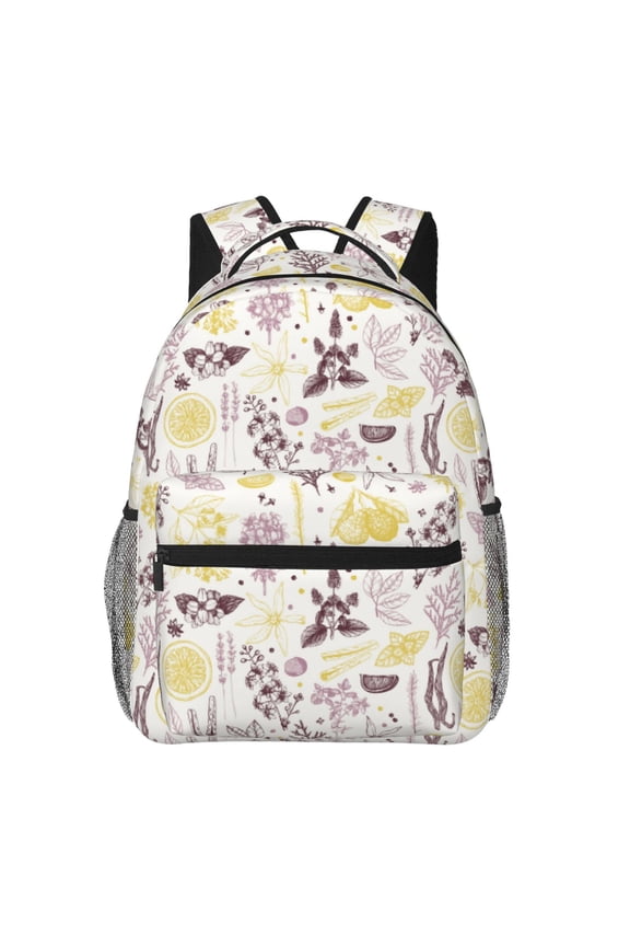 Lavender Flowers Print Solid Color Tie Formal Necktie for MenSuitable for business, daily life, work