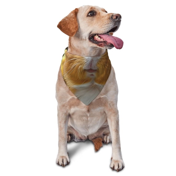 Naloa Lazy Home Style Guinea Pig Dog Bandanas 1PC Washable Triangle Dog Scarfs Premium Durable Fabric, for Small Medium Large Dogs and Cats