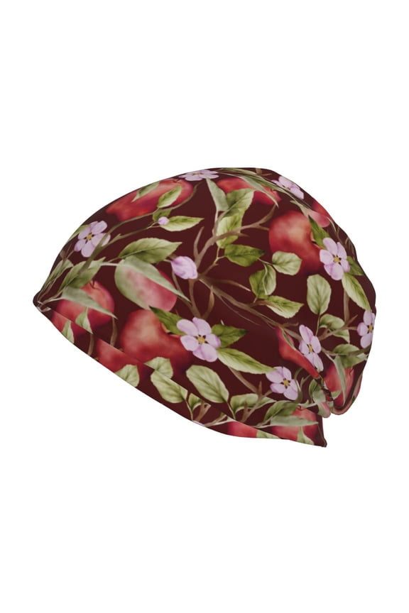 Leaf And Fruit Beanie for Men Women Knitted Unisex Winter Hat Beanies Cap Knit Cuffed Beanies Hats