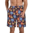 thumbnail image 1 of Naloa Leaves Flower Men's Beach Shorts, Surfing shorts, Swim trunks, Quick Dry Swim Trunks for Surfing Beach Fun - Small, 1 of 9