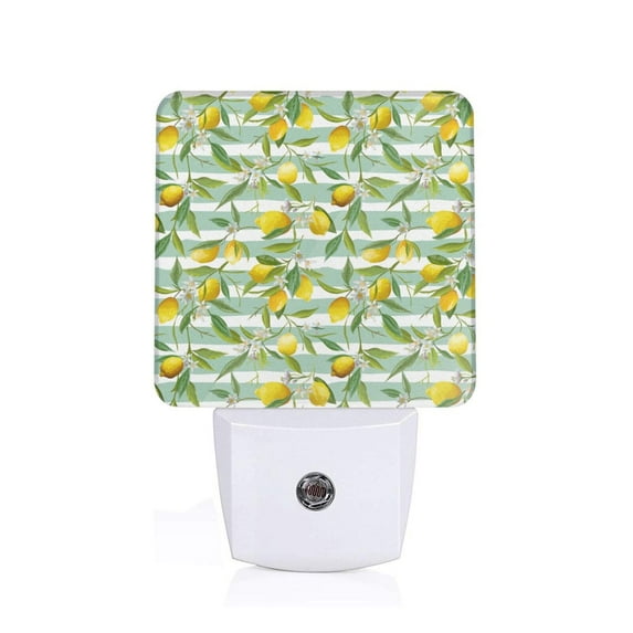 Naloa Lemon Night Lights Plug into Wall, Dusk to Dawn Sensor Warm White Led Night Light 0.5W, Nightlight suit for Adults, Bedroom, Bathroom, Hallway, Kitchen
