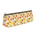 thumbnail image 1 of Naloa Lemon Orange Print Leather Pencil Case - Portable Big Capacity Pencil Pouch Organizer Bag Stationery Bag for Work & Office Pencil Pen Case, 1 of 5