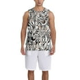 thumbnail image 1 of Naloa Leopard And Zebra Basketball Jersey Reversible Men's Mesh Athletic Sports Shirts Training Practice S-4XLLarge, 1 of 6