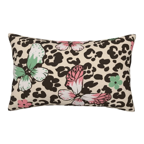 Naloa Leopard Dots Pillowcase, Throw Pillowcase, Wrinkle-Free, Stain-Resistant with Hidden Zipper for Bedroom Sofa - 14"x20"