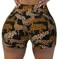 thumbnail image 1 of Naloa Leopard Print Biker Shorts for Women Seamless Scrunch Short Women’s Yoga Shorts for Gym Running Sport Shorts - XX-Large, 1 of 9