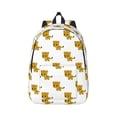 thumbnail image 1 of Naloa Leopard Print Canvas Backpack for Men Women Rucksack Casual Travel Daypack College Tote Satchel Bookbag for Teens-Medium, 1 of 7