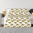 thumbnail image 1 of Naloa Leopard Print Flannel Blankets - Thick and Warm Blanket for Winter, Soft Fuzzy Plush King Blanket for All Seasons40"x30", 1 of 6