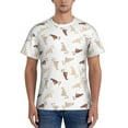 thumbnail image 1 of Naloa Leopard Print Men's T-Shirt Sport T-shirt Men's Basic Tee Casual Men's Shirt, Round Neck, Short Sleeves - 3X-Large, 1 of 5