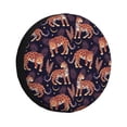 thumbnail image 1 of Naloa Leopard Print PVC Leather Spare Tire Wheel Cover for Car Truck SUV Camper Trailer Universal Fit many size14 inch, 1 of 6