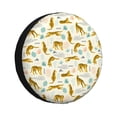 thumbnail image 1 of Naloa Leopard Print PVC Leather Spare Tire Wheel Cover for Car Truck SUV Camper Trailer Universal Fit many size14 inch, 1 of 6