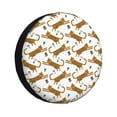 thumbnail image 1 of Naloa Leopard Print PVC Leather Spare Tire Wheel Cover for Car Truck SUV Camper Trailer Universal Fit many size15 inch, 1 of 6