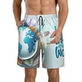 thumbnail image 1 of Naloa Let's go Travel Men's Beach Shorts, Surfing shorts, Swim trunks, Quick Dry Swim Trunks for Surfing Beach Fun - XX-Large, 1 of 9