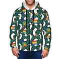 thumbnail image 1 of Naloa Lgbt Penguin Men’s Hoodies, Zip up Hoodie, Sweatshirts,Hoodies for Men Sizes S-3XL-X-Large, 1 of 5