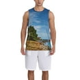 thumbnail image 1 of Naloa Lighthous Basketball Jersey Reversible Men's Mesh Athletic Sports Shirts Training Practice S-4XLSmall, 1 of 6